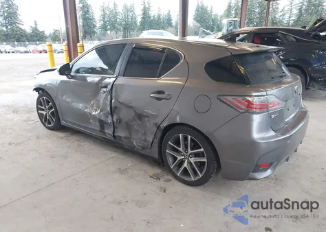 2016 Lexus Ct 200H z USA, uszkodzony, nr VIN JTHKD5BH6G2257643